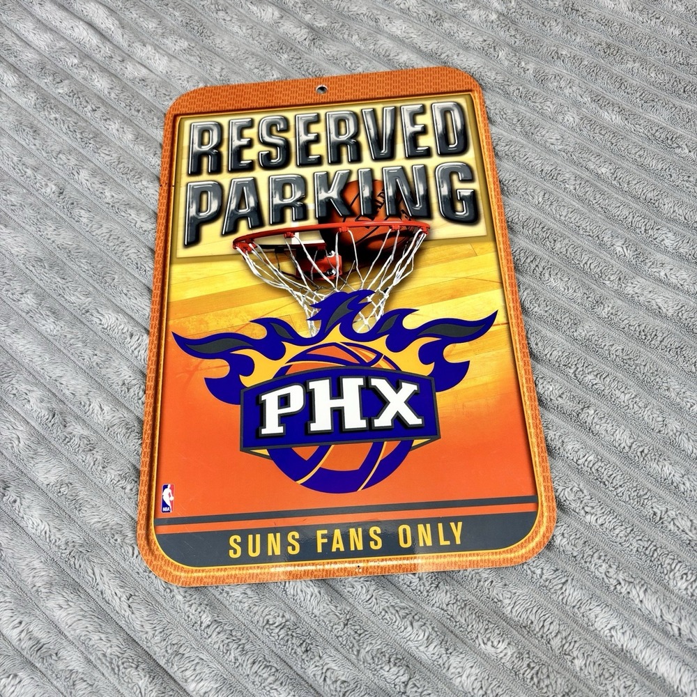 PHOENIX‎ SUNS RESERVED PARKING SIGN 2008 NBA Properties WinCraft